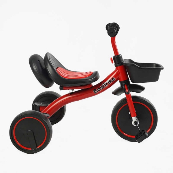 Велосипед 3-х колісний BS-44105 "Best Trike" колеса EVA переднє 10", заднє 8", сталева рама, УКР.ОЗВУЧУВАННЯ, світло, кошик, в коробці