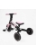 Велосипед 3-х колісний BS-11402 "Best Trike" колеса EVA переднє 8", заднє 6", нейлонова рама, трансформується у велобіг, підсвічування, в коробці