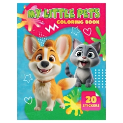 Розмальовка 20 наліпок А4: My Little Pets 9789655323160 (50) "Jumbi"
