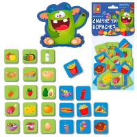 гр Гра магнітна "Смачне та корисне" (укр) VT 5900-06 (5) "Vladi Toys", 24 магніти, у пакеті