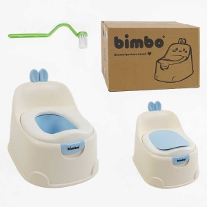 гр Горщик BM-17355 (1) "Bimbo", знімна м’яка накладка, кришка, щіточка, в коробці