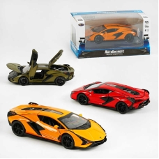 Машинка TK - 10517 (48/2) "Авто Експерт", 3 кольори, металопластик, 1:32, звук, світло, інерція, рухомі елементи, в коробці, ВИДАЄТЬСЯ МІКС ВИДІВ