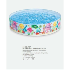 Intex Басейн 56452 NP "Океан" (6) розміром 183x38 см, об'єм: 958л при 80 наповненні, від 3-х років