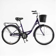 Велосипед міський Corso TRAVEL 26" TL-26106 + КОШИК