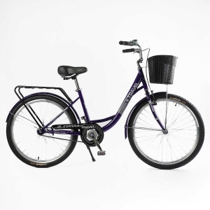 Велосипед міський Corso TRAVEL 26" TL-26106 + КОШИК