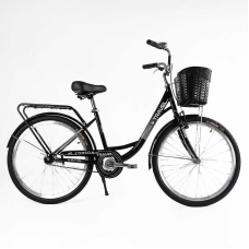 Велосипед міський Corso TRAVEL 26" TL-26207 + КОШИК