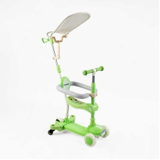 Самокат 5в1 "Skyper" BT-52309 (8) колеса PU125х40мм зі світлом, укр озвучування та підсвічування платформи,с ДОП. КОЛЕСАМИ, захисний бампер, в коробці