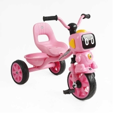 Велосипед 3-х колісний BS-60413 "Best Trike" колеса EVA переднє 10", заднє 8", сталева рама, УКР. ОЗВУЧУВАННЯ, кошик, в коробці