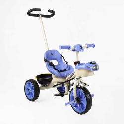 Велосипед 3-х колісний BS-70362 "Best Trike" колеса EVA переднє 10", заднє 8", сталева рама, УКР. ОЗВУЧУВАННЯ, батьківська ручка, в коробці