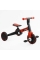 Велосипед 3-х колісний BS-45459 "Best Trike" колеса EVA переднє 8", заднє 6", нейлонова рама, трансформується у велобіг, підсвічування, в коробці
