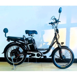 Електровелосипед Corso «Powerfull» 20" дюймів PF-60595 (1) ЧОРНИЙ, рама алюмінієва, двигун 500W, акум. 48V13Ah літієвий, зібраний на 75, у коробці