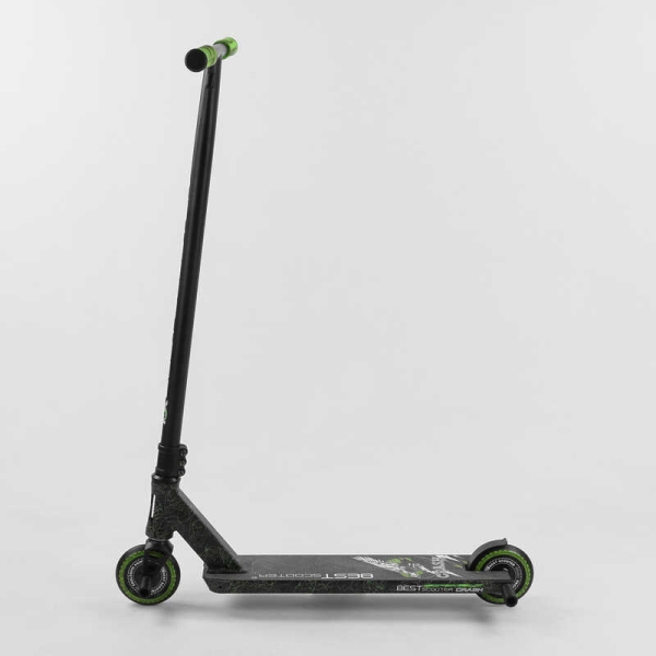 Самокат трюковий 41747 Best Scooter (4) "CRASH" HIC-система, ПЕГІ, алюмінієвий диск і дека, колеса 110 мм PU, ширина керма - 57 см, в коробці