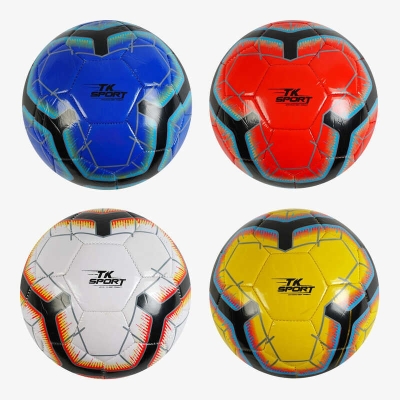 М'яч футбольний С 62395 (80) "TK Sport" 4 кольори, вага 300-310 грамів, гумовий балон, матеріал PVC, розмір №5, ВИДАЄТЬСЯ МІКС