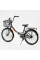 Велосипед складний Corso 24" Advance AD-24715 + КОШИК,  одношвидкісний, складна сталева рама 14", корзина, багажник