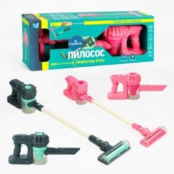 Пилосос 83718 / XG 2-33 AB (24) WToys, 2 кольори, 3 насадки, підсвічування, дзижчання, всмоктує пил, в коробці