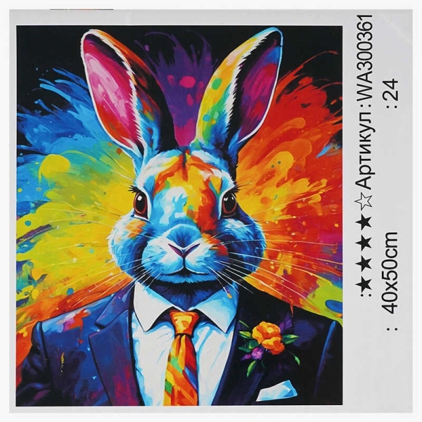 Картина за номерами WA 300361 (30) WToys, 40х50 см, в коробці