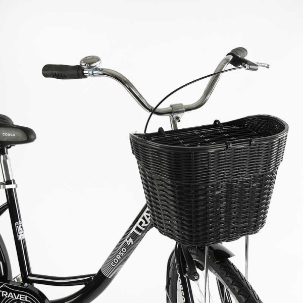 Велосипед міський Corso TRAVEL 26" TL-26207 + КОШИК