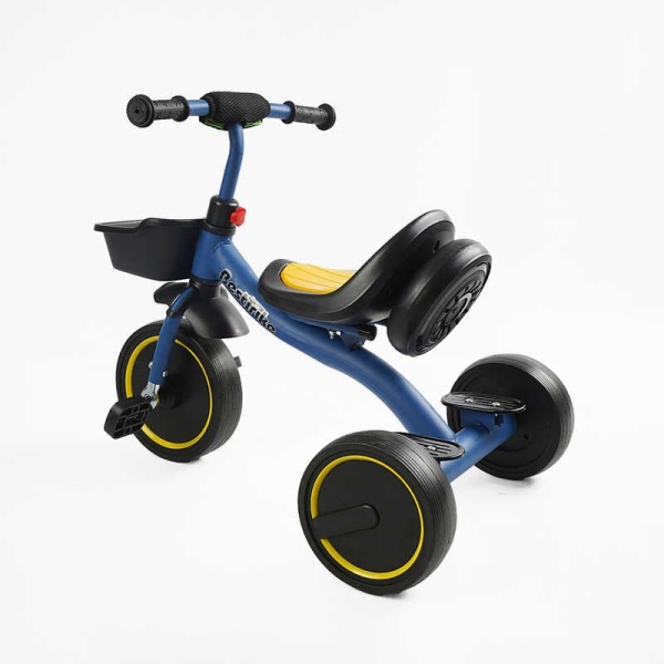 Велосипед 3-х колісний BS-45602 "Best Trike" колеса EVA переднє 10", заднє 8", сталева рама, УКР.ОЗВУЧУВАННЯ, світло, кошик, в коробці