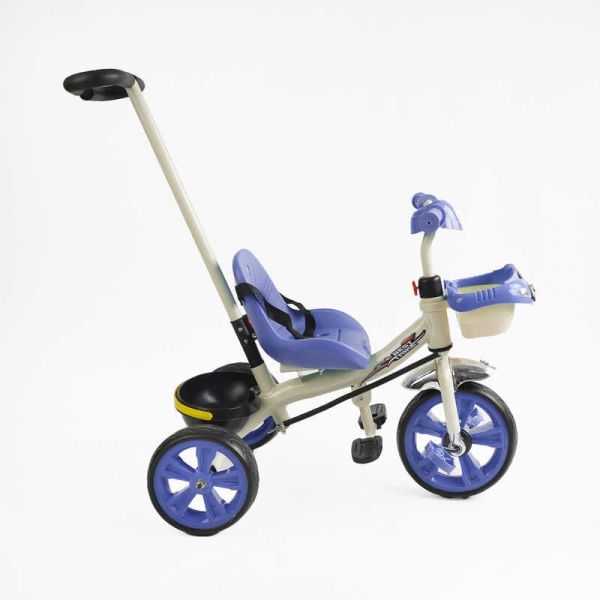 Велосипед 3-х колісний BS-70362 "Best Trike" колеса EVA переднє 10", заднє 8", сталева рама, УКР. ОЗВУЧУВАННЯ, батьківська ручка, в коробці