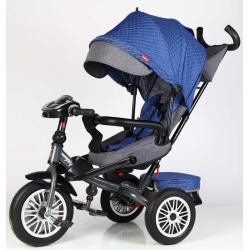 Велосипед 3-х кол. 8066 / 608-70 BestTrike "Perfetto" (1) поворотне сидіння, колеса гумові безкамерні, кошик, фара музична, USB, Bluetooth, в коробці