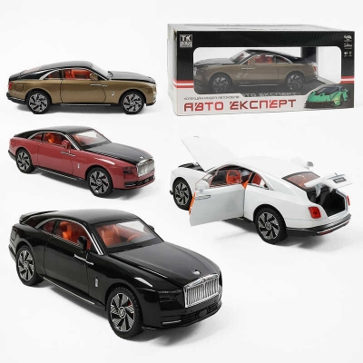 Машинка 1416-28 (24) "Авто Експерт", 4 кольори, металопластик, 1:24, звук, світло, інерція, відчиняються двері, у коробці, ВИДАЄТЬСЯ ТІЛЬКИ МІКС ВИДІВ