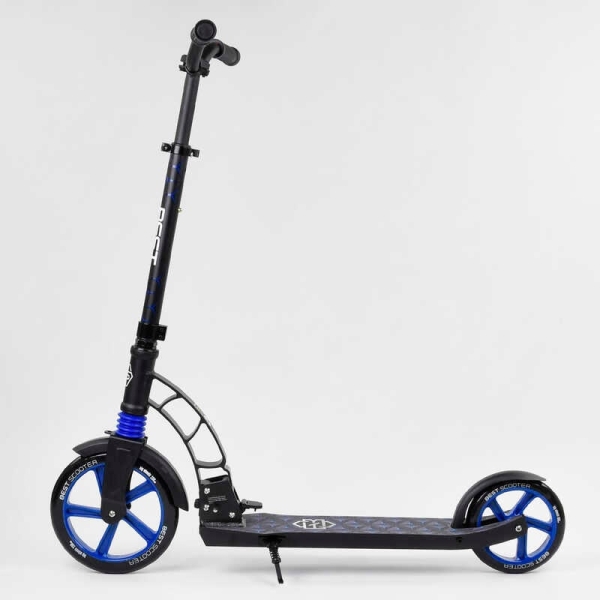 Самокат двоколісний "Best Scooter" 81246 (2) колеса PU, d переднього колеса - 230мм, d заднього колеса - 180мм, 1 амортизатор передній, в коробці