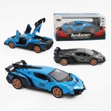 Машинка 60125 (48/2) "Авто Експерт" 2 види, металопластик, 1:32, звук, світло, інерція, відкриваються двері, в коробці