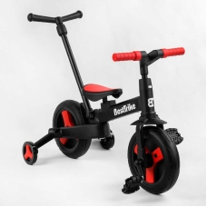 Велосипед-трансформер Best Trike 23031 колеса PU 10'', батьківська ручка, знімні педалі