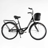 Велосипед міський Corso TRAVEL 26" TL-26207 + КОШИК