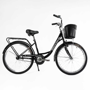 Велосипед міський Corso TRAVEL 26" TL-26207 + КОШИК