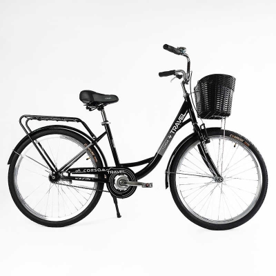 Велосипед міський Corso TRAVEL 26" TL-26207 + КОШИК