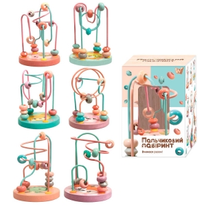 Пальчиковий лабіринт 58958 (60) "WToys", дерев`яний, в коробці