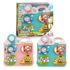 Бізіборд "Цікаві подорожі" 52778 (24) "WToys", 2 кольори, ОЗВУЧУВАННЯ УКРАЇНСЬКОЮ МОВОЮ, 15 пісень, 8 казок, сортер, підсвічування, звуки, в коробці