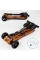 Самокат "Best Scooter" MAXI"89341 з парогенератором (4) МУЗИКА, ДИМ, ТУРБІНИ, пластмасовий, колеса PU 120х40мм, складне алюмінієве кермо, в коробці