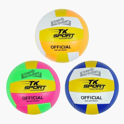 М'яч волейбольний C 64667 (100) "TK Sport", 3 види, м'який PVC, вага 280-300 грамів, розмір №5, ВИДАЄТЬСЯ ТІЛЬКИ МІКС ВИДІВ