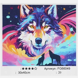 Картина за номерами FG 66049 (30) 4FUN Game Club, 30х40 см, в коробці