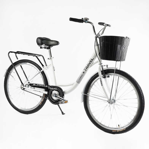 Велосипед міський Corso TRAVEL 26" TL-26309 + КОШИК