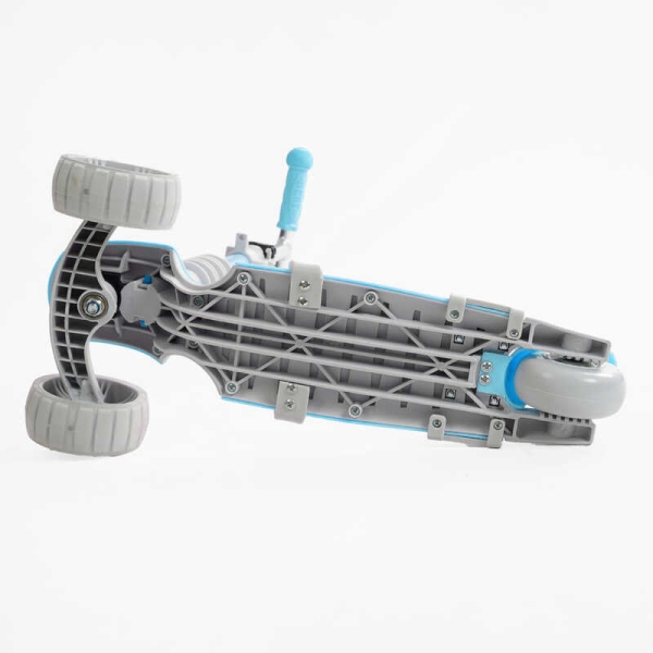 Самокат 5в1 P-92401 Best Scooter, з ДОП. КОЛЕСАМИ, захисний бампер, PU колеса зі світлом, в коробці