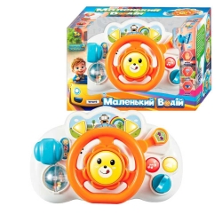 Кермо музичне 36618 (36/2) WToys Українське озвучення, "Маленький водій", казки, пісні, світло, тріскачки, поворотники, в коробці