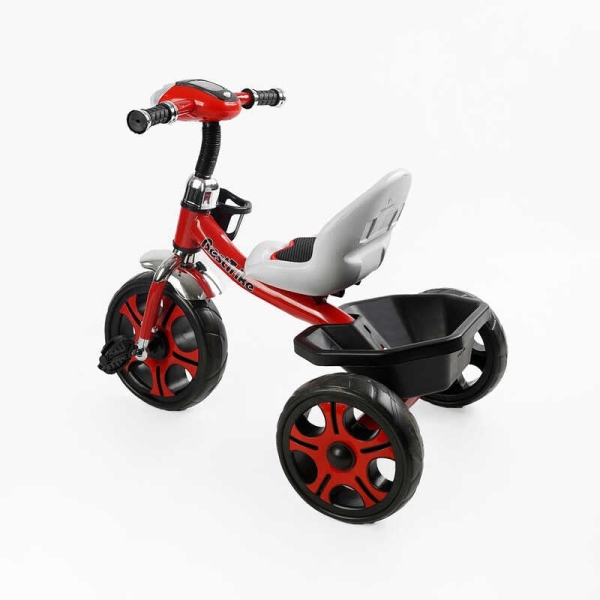 Велосипед 3-х колісний BS-21505 "Best Trike" колеса EVA переднє 12", заднє 10", сталева рама, фара з музикою та світлом, кошик, в коробці