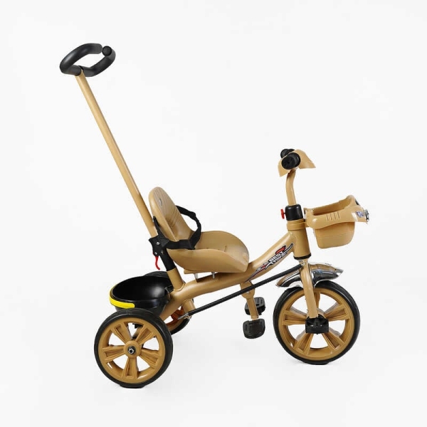 Велосипед 3-х колісний BS-70619 "Best Trike" колеса EVA переднє 10", заднє 8", сталева рама, УКР. ОЗВУЧУВАННЯ, батьківська ручка, в коробці