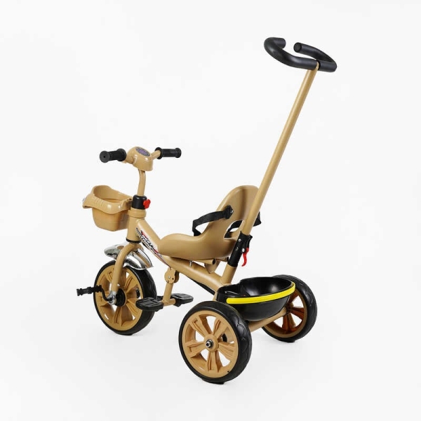Велосипед 3-х колісний BS-70619 "Best Trike" колеса EVA переднє 10", заднє 8", сталева рама, УКР. ОЗВУЧУВАННЯ, батьківська ручка, в коробці