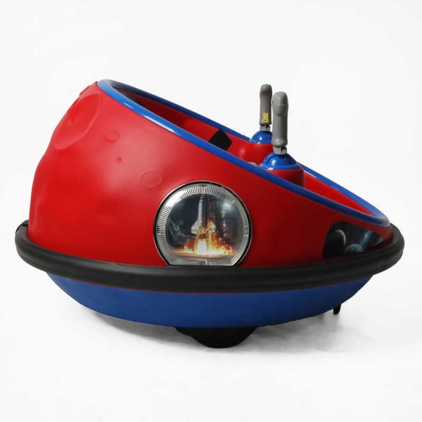 Космічний корабель JOY UF-02369 (1) двигуни 2*35W, акумулятор 12V, 4,5Ah, підсвічування, мелодії, пісні англійською мовою, регулювання гучності, ремені безпеки, пульт дистанційного керування, в коробці