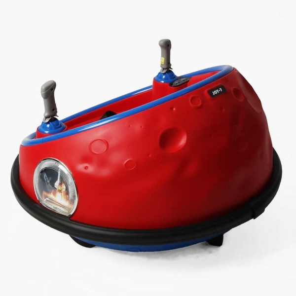 Космічний корабель JOY UF-02369 (1) двигуни 2*35W, акумулятор 12V, 4,5Ah, підсвічування, мелодії, пісні англійською мовою, регулювання гучності, ремені безпеки, пульт дистанційного керування, в коробці