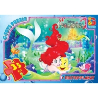 гр Пазлы 35 эл "G Toys" "Русалочка" R 005 (62) +постер