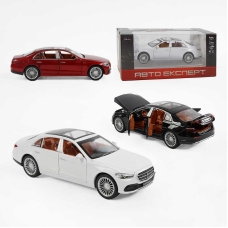 Машина TX 55070 (48/2) "Авто Експерт", 3 види, металопластик, масштаб 1:22, світло, звук, інерція, відчиняються двері, багажник, в коробці,МІКС