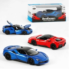 Машинка 45300 (48/2) "Авто Експерт", 2 види, металопластик, 1:32, звук, світло, інерція, рухомі елементи, в коробці