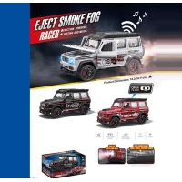 Машинка BCP 1 A (120/2) 2 кольори, інерція, звуки, мелодії, підсвічування, відкриваються дверцята, парогенеаратор, в коробці