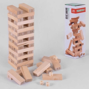 гр Деревянная игра 72154 "ВЕЖА" (12) "4FUN Game Club Wood", в коробке