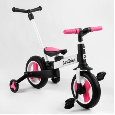 Велосипед-трансформер Best Trike 55475 колеса PU 10'', батьківська ручка, знімні педалі